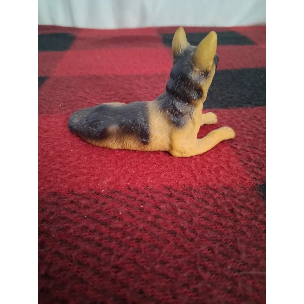 Vintage Schleich German Shepherd Dog Animal Toy PVC Figure Retired 1994